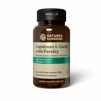 Cayenne Capsicum & Garlic & Parsley (100 caps.) NSP, model 832/832